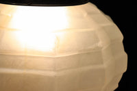 独特なシルエットに魅了されるプレスガラス電笠 DC4591