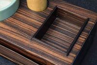 杢目を活かした風情溢れるたばこ盆セット DC4689 在庫1組