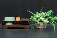 杢目を活かした風情溢れるたばこ盆セット DC4689 在庫1組