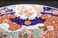 色彩豊かな絵柄が魅力の古伊万里大皿(箱付き) DC4773 在庫1組