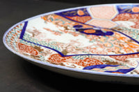 色彩豊かな絵柄が魅力の古伊万里大皿(箱付き) DC4773 在庫1組