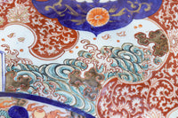 色彩豊かな絵柄が魅力の古伊万里大皿(箱付き) DC4773 在庫1組