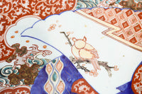 色彩豊かな絵柄が魅力の古伊万里大皿(箱付き) DC4773 在庫1組