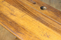 珍品!! 白パイプが可愛らしい子供用の一体型テーブル椅子 DC4837