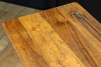 珍品!! 白パイプが可愛らしい子供用の一体型テーブル椅子 DC4837