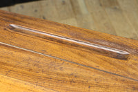 珍品!! 白パイプが可愛らしい子供用の一体型テーブル椅子 DC4837