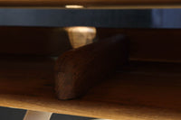 珍品!! 白パイプが可愛らしい子供用の一体型テーブル椅子 DC4837