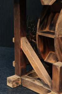 木製の水車の置物 DC4961