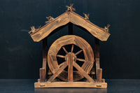 木製の水車の置物 DC4961