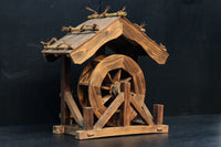 木製の水車の置物 DC4961
