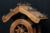 木製の水車の置物 DC4961