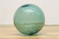 大サイズ!! 細かな気泡を含む淡いグリーンの浮き玉 DC5044