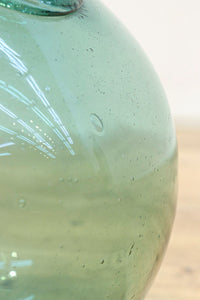 大サイズ!! 細かな気泡を含む淡いグリーンの浮き玉 DC5044