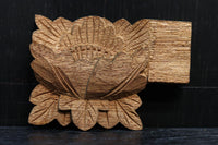 さり気ない雰囲気づくりに!! 蓮の花の彫刻飾り DC5187ab 在庫(a:5 b:5)個