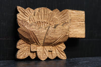 さり気ない雰囲気づくりに!! 蓮の花の彫刻飾り DC5187ab 在庫(a:5 b:5)個