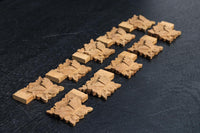 さり気ない雰囲気づくりに!! 蓮の花の彫刻飾り DC5187ab 在庫(a:5 b:5)個