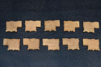 さり気ない雰囲気づくりに!! 蓮の花の彫刻飾り DC5187ab 在庫(a:5 b:5)個