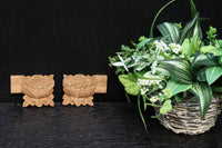 さり気ない雰囲気づくりに!! 蓮の花の彫刻飾り DC5187ab 在庫(a:5 b:5)個