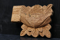 さり気ない雰囲気づくりに!! 蓮の花の彫刻飾り DC5187ab 在庫(a:5 b:5)個