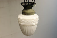 モダンなプレス装飾が映えるプレスガラス天井直付け灯 DC5211