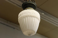 モダンなプレス装飾が映えるプレスガラス天井直付け灯 DC5211