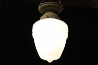 モダンなプレス装飾が映えるプレスガラス天井直付け灯 DC5211