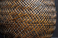 繊細な竹編みが素敵な持ち手付花カゴ DC5507