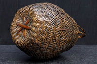 繊細な竹編みが素敵な持ち手付花カゴ DC5507