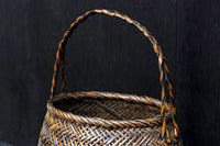 繊細な竹編みが素敵な持ち手付花カゴ DC5507