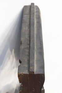 蝦蟇(ガマ)仙人を描いた風情のある彫刻飾り DC5541