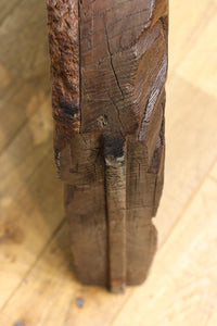 蝦蟇(ガマ)仙人を描いた風情のある彫刻飾り DC5541