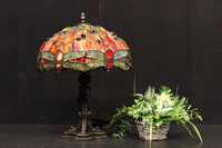 Stained glass shade stand light DC5624