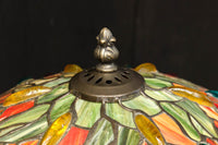 Stained glass shade stand light DC5624