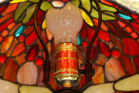 Stained glass shade stand light DC5624