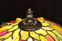 Stained glass shade stand light DC5624