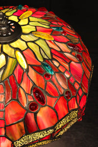 Stained glass shade stand light DC5624