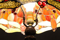 Stained glass shade stand light DC5624