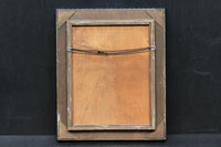 黒色額縁枠で落ち着いた雰囲気の壁掛け鏡 DC5666