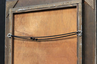 黒色額縁枠で落ち着いた雰囲気の壁掛け鏡 DC5666