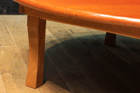 使い馴染んだ柔らかな質感をした丸ちゃぶ台 DC5671