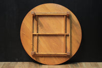 使い馴染んだ柔らかな質感をした丸ちゃぶ台 DC5671