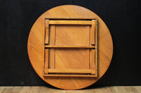 使い馴染んだ柔らかな質感をした丸ちゃぶ台 DC5671