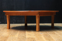 使い馴染んだ柔らかな質感をした丸ちゃぶ台 DC5671