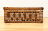 Rectangular woven rattan basket DC5845d