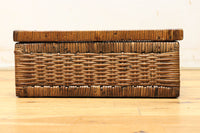 Rectangular woven rattan basket DC5845d