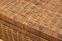 Rectangular woven rattan basket DC5845d