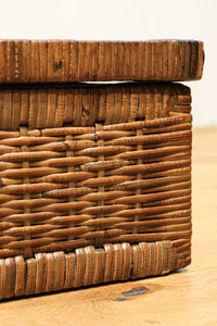 Rectangular woven rattan basket DC5845d