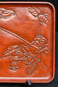 お花の絵柄が風流な味わい深いお盆 DC5848abc 在庫(a:0 b:0 c:0)枚