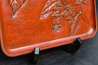 お花の絵柄が風流な味わい深いお盆 DC5848abc 在庫(a:0 b:0 c:0)枚