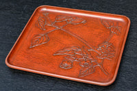 お花の絵柄が風流な味わい深いお盆 DC5848abc 在庫(a:0 b:0 c:0)枚